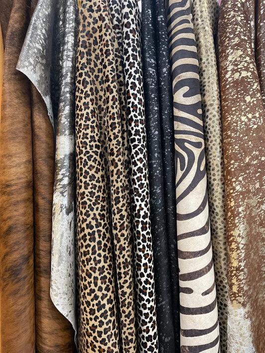 Leather rugs