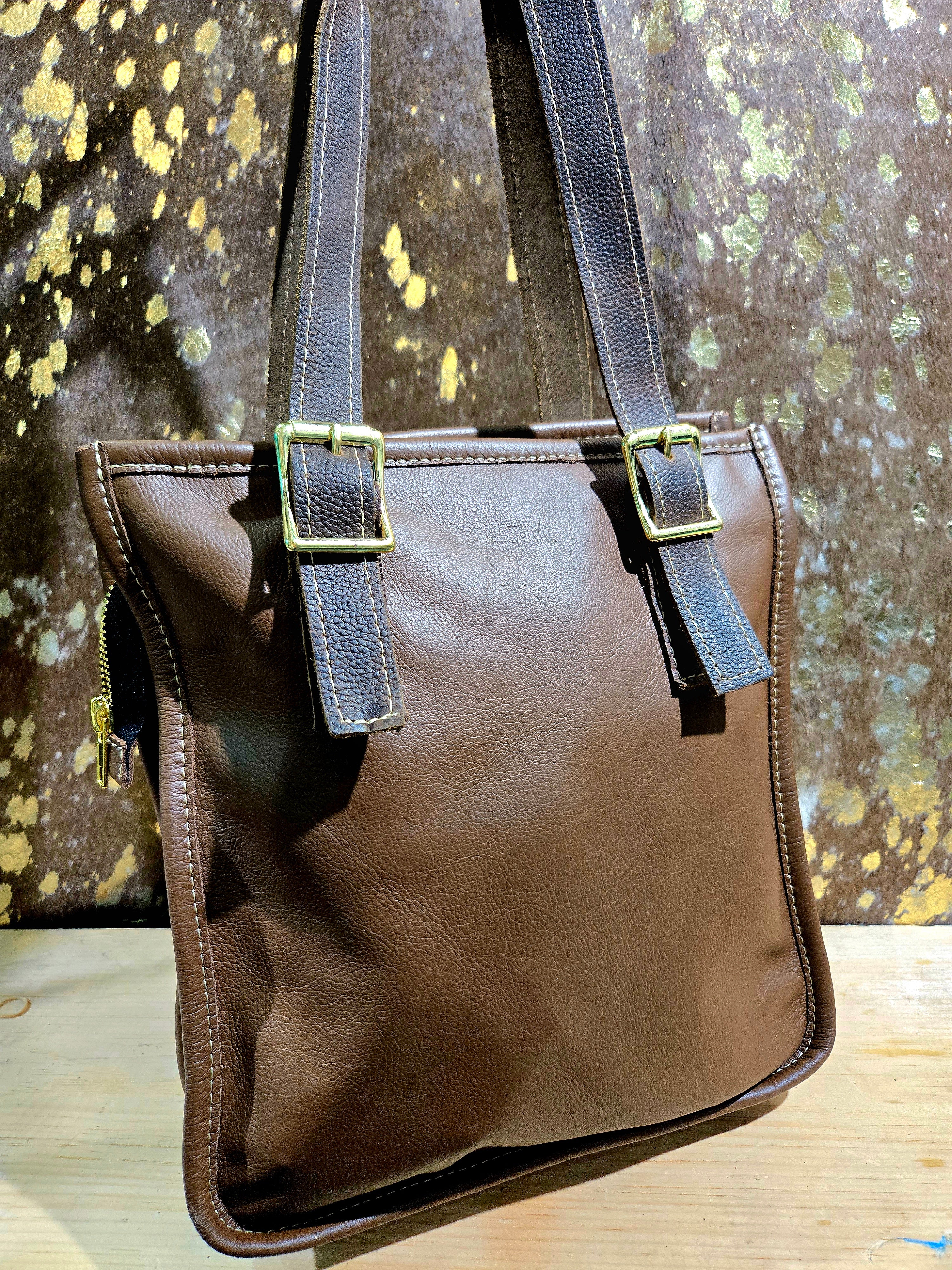 Model 1892 – “Choco & Hair” Classic Tote Bag – By Rodrigo luxury